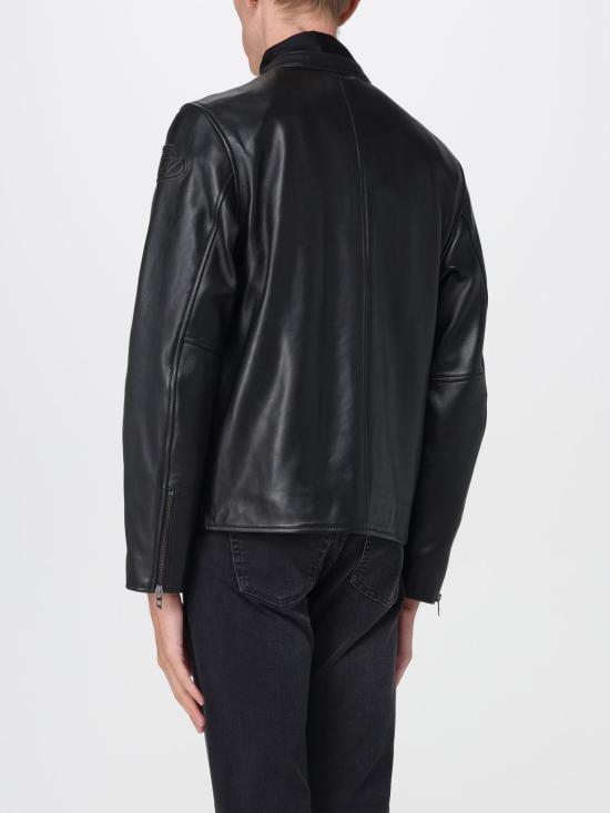 25FW 디젤 가죽 자켓 A144360AJIR 9XX Black - DIESEL