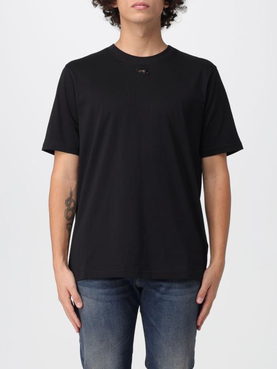 25FW 디젤 반팔 티셔츠 A194200NIAX 9XX Black