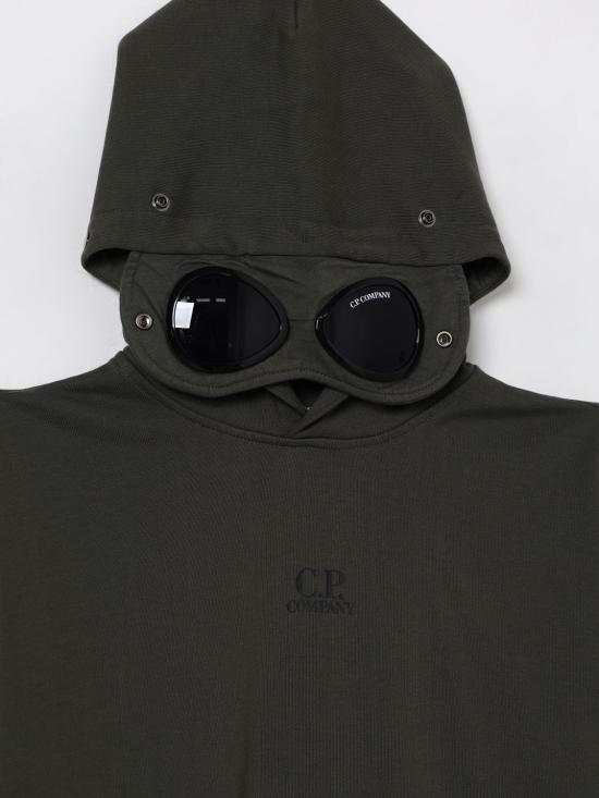 25FW [키즈] 씨피 컴퍼니 풀오버 CUF01BLCA76 31233 Green - C.P. COMPANY