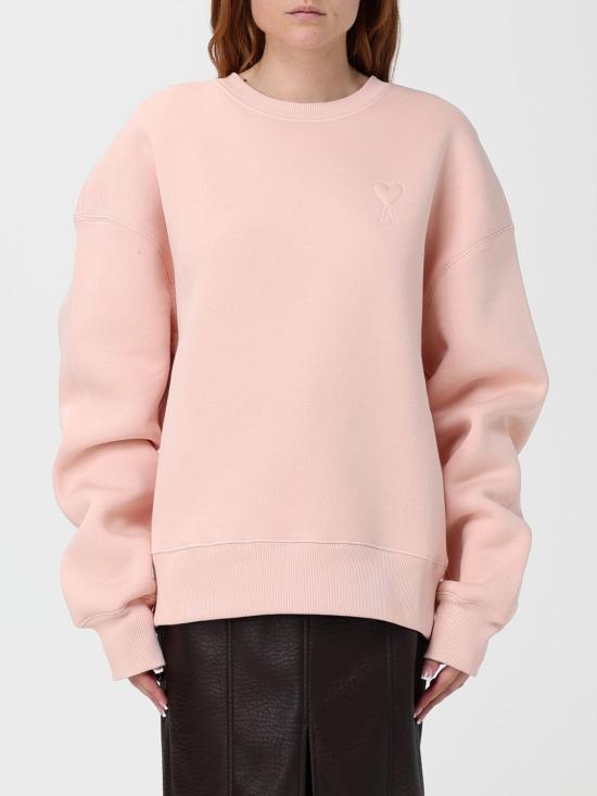25FW 아미 스웨터 USW755749 680 Blush Pink