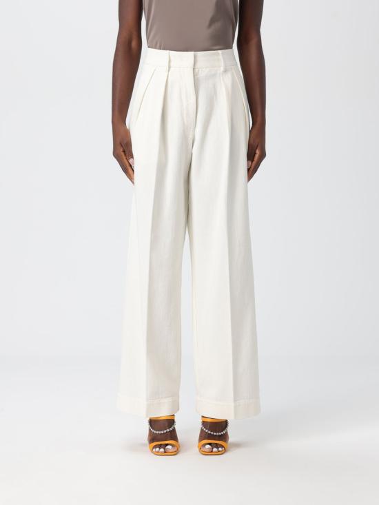 25FW 포르테포르테 스트레이트 팬츠 14036MYPANTS 0219 Ivory