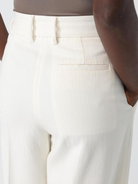 25FW 포르테포르테 스트레이트 팬츠 14036MYPANTS 0219 Ivory - FORTE FORTE