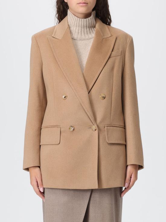25FW 막스마라 더블 브레스트 블레이저 2521046012600 001 Camel