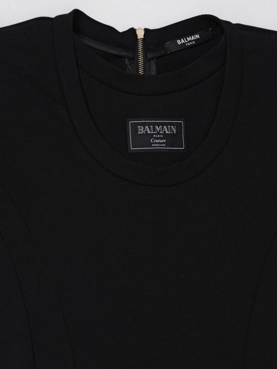 25FW [키즈] 발망 원피스 BX1C01J0371 930 Black - BALMAIN