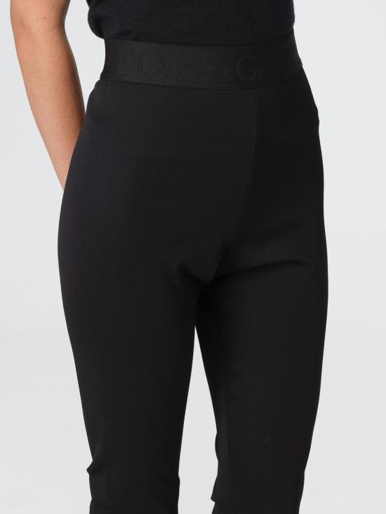 25FW 돌체앤가바나 스트레이트 팬츠 FTB5TTFUGRC N0000 Black - DOLCE & GABBANA