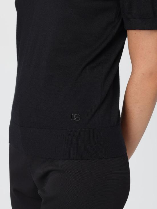 25FW 돌체앤가바나 폴로 티셔츠 FXZ34ZJBW0P N0000 Black - DOLCE & GABBANA