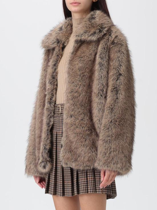 25FW 리우조 코트 MF5232E1095 M9873 Brown - LIU JO