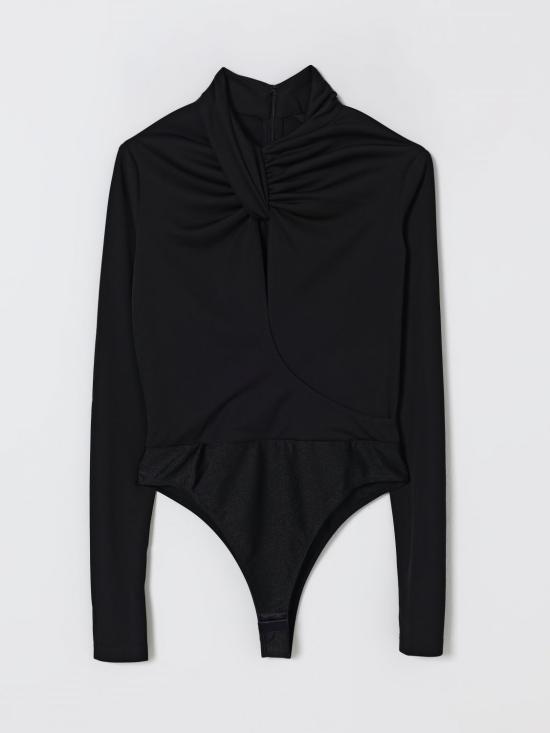 25FW 저스트까발리 긴팔 티셔츠 79PAM235J0253 899 Black - JUST CAVALLI