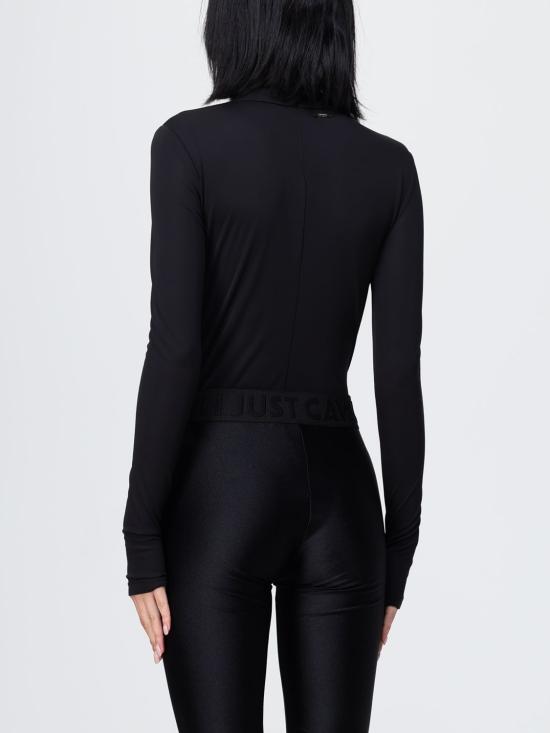 25FW 저스트까발리 긴팔 티셔츠 79PAM235J0253 899 Black - JUST CAVALLI