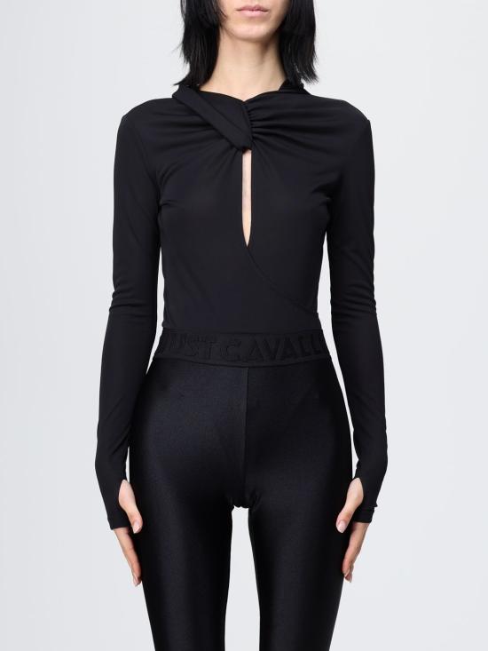 25FW 저스트까발리 긴팔 티셔츠 79PAM235J0253 899 Black