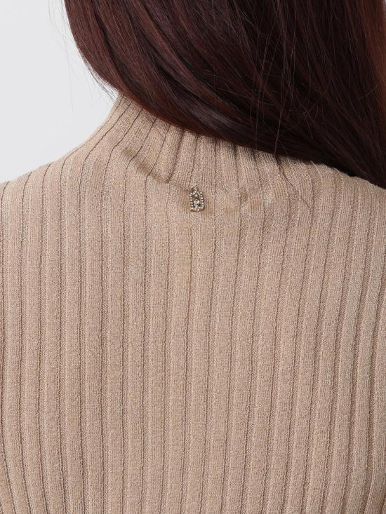 25FW 리우조 터틀넥 MF5389MS46J 04869 Beige - LIU JO