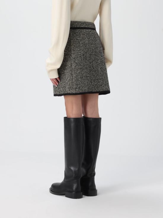 25FW 질샌더 미디 스커트 J02MA0340J40261 092 Military - JIL SANDER