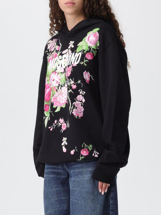 25FW 모스키노 스웨터 17045428 1555 Black - MOSCHINO