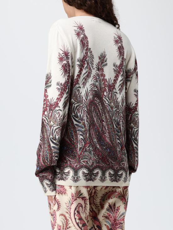 25FW 에트로 가디건 WRKE0023AV752 X0801 Burgundy - ETRO
