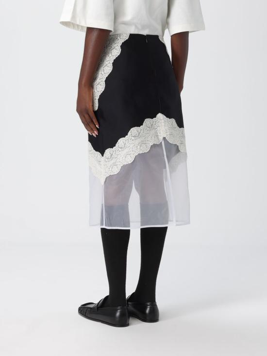 25FW 질샌더 미디 스커트 J03MA0257J55099 001 Black - JIL SANDER