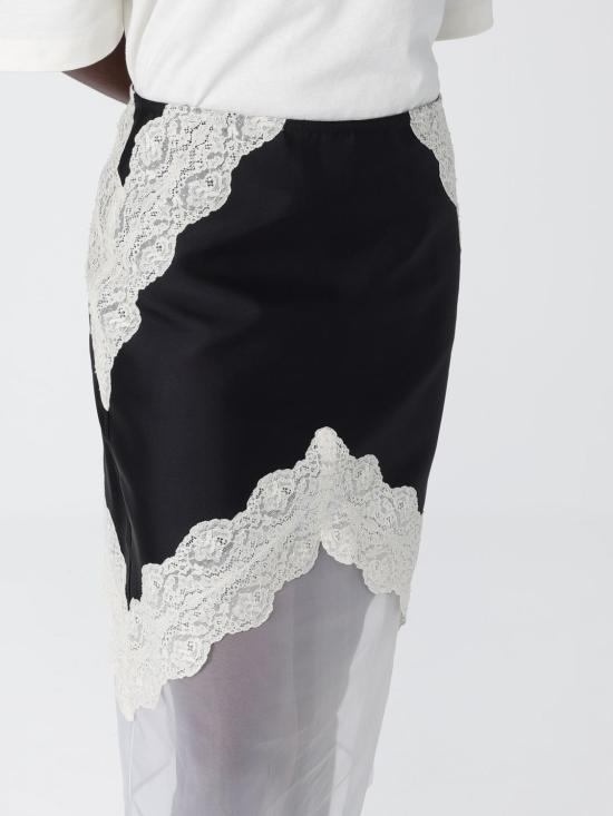 25FW 질샌더 미디 스커트 J03MA0257J55099 001 Black - JIL SANDER