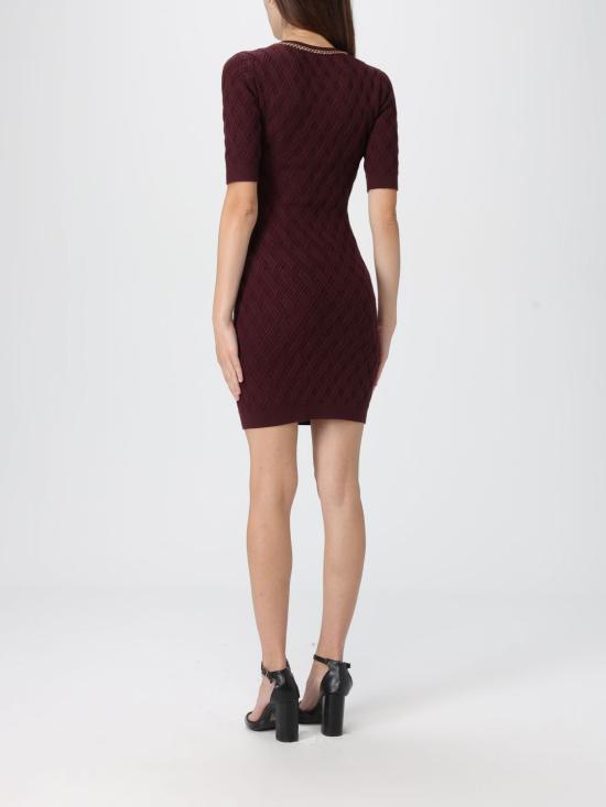 25FW 엘리자베타프랜치 롱 원피스 AM20B EA4 Wine - ELISABETTA FRANCHI