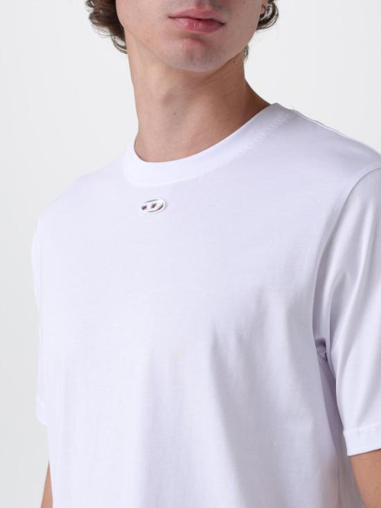 25FW 디젤 반팔 티셔츠 A194200NIAX 100 White - DIESEL