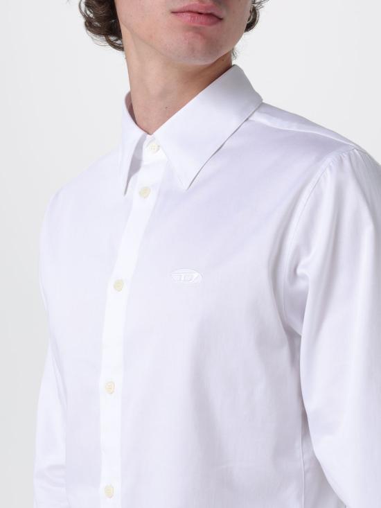 25FW 디젤 셔츠 A196700QFAV 100 White - DIESEL
