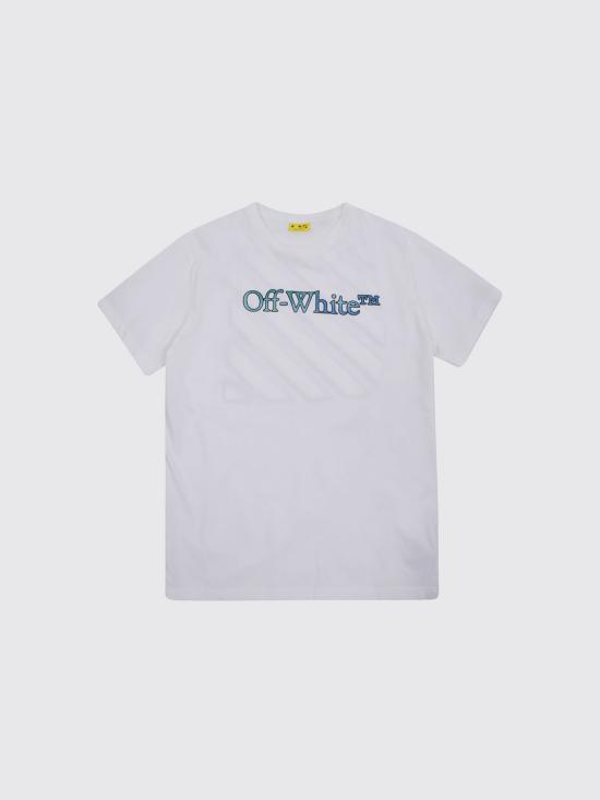 25FW [키즈] 오프화이트 티셔츠 OBAA002F25JER00I 0184 White