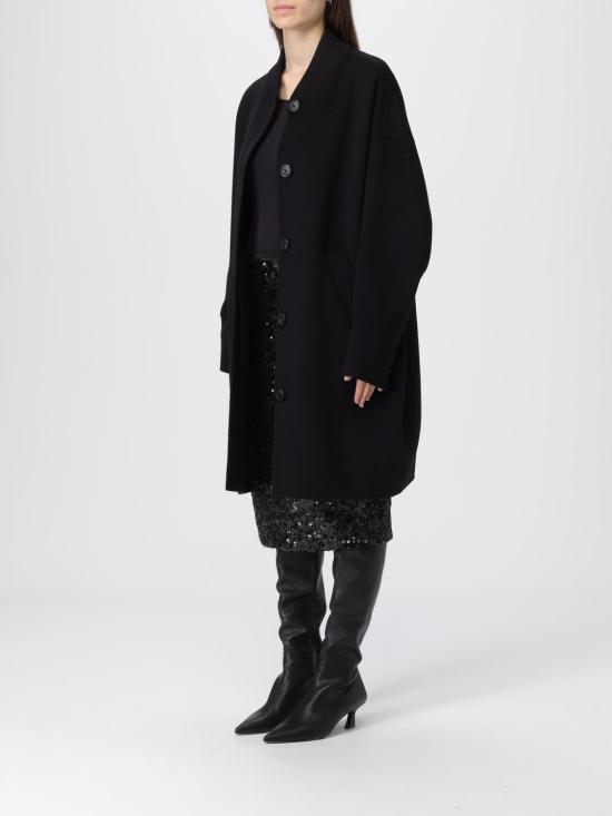 25FW 핑코 코트 105404A1ZQ Z99 Black - PINKO