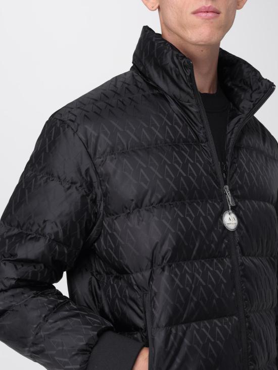 25FW 알마니 숏패딩 XM001580AF16628 UC001 Black - ARMANI