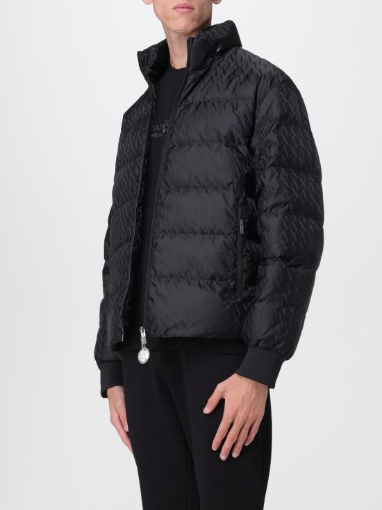 25FW 알마니 숏패딩 XM001580AF16628 UC001 Black - ARMANI