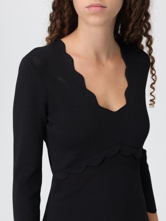 25FW 트윈셋 롱 원피스 252TP3041 00006 Black - TWINSET