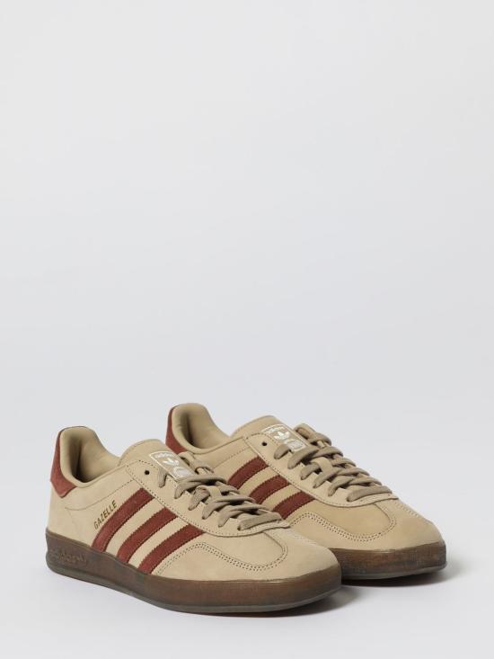 25FW 아디다스 가젤 인도어 스니커즈 JQ8387 Beige - ADIDAS