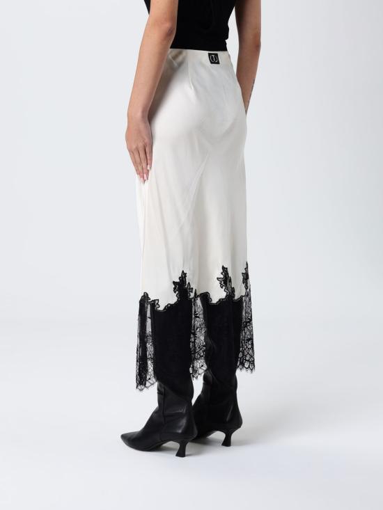 25FW 트윈셋 롱 스커트 252TP2392 06559 White - TWINSET