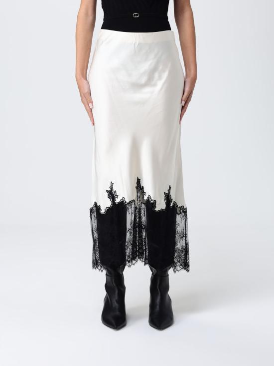 25FW 트윈셋 롱 스커트 252TP2392 06559 White