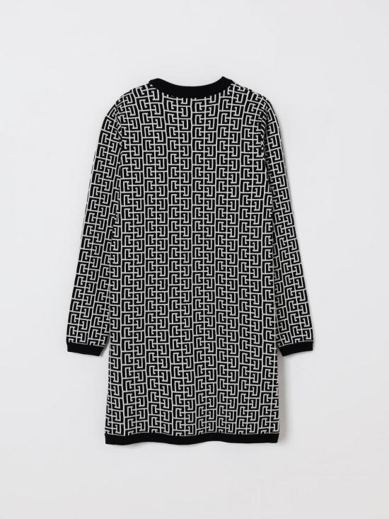 25FW [키즈] 발망 원피스 BX1A00Z2312 104NE Ivory - BALMAIN