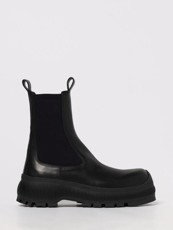 25FW 질샌더 부츠 J44WU0009P4942 001 Black