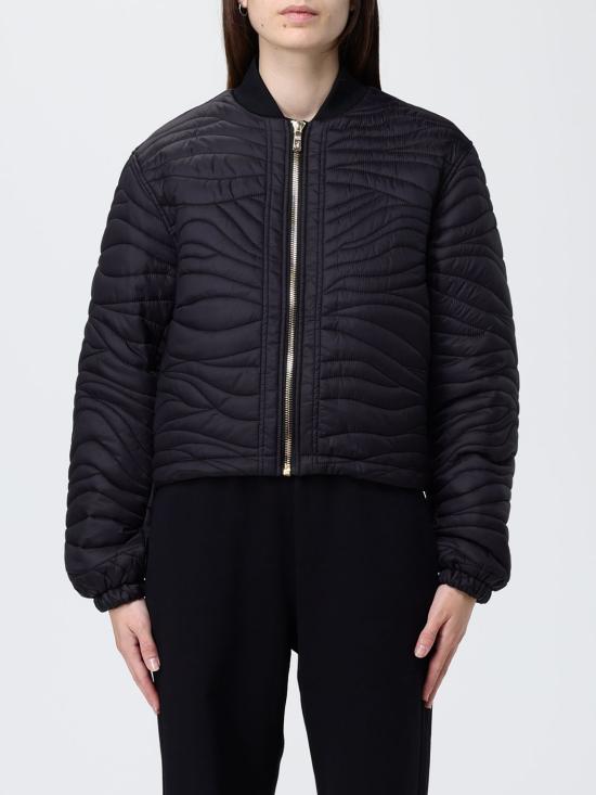 25FW 저스트까발리 봄버 자켓 79PAS423CQHD1 899 Black