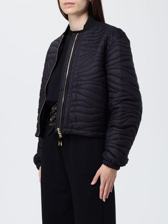 25FW 저스트까발리 봄버 자켓 79PAS423CQHD1 899 Black - JUST CAVALLI