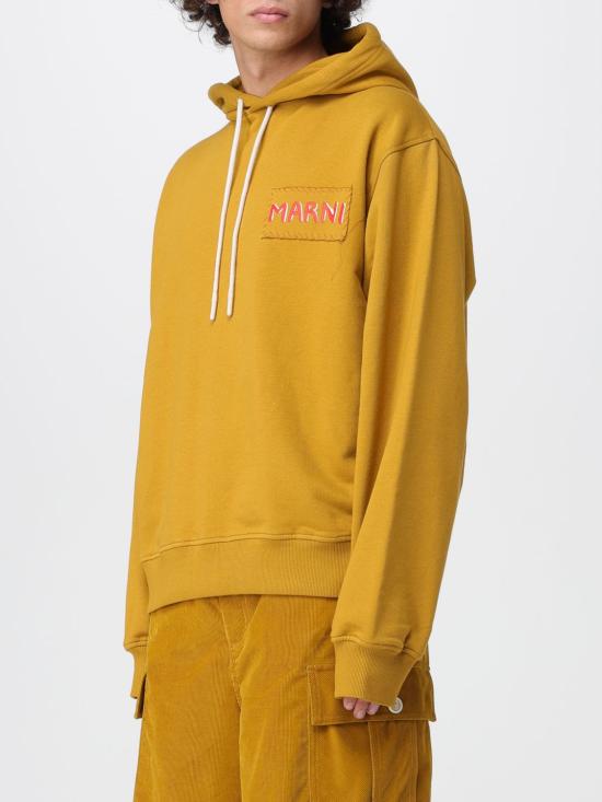 25FW 마르니 긴팔 티셔츠 FUMU0137X0UTC275 00Y80 Ocher - MARNI