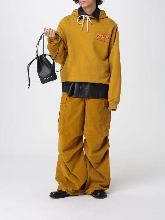 25FW 마르니 긴팔 티셔츠 FUMU0137X0UTC275 00Y80 Ocher - MARNI