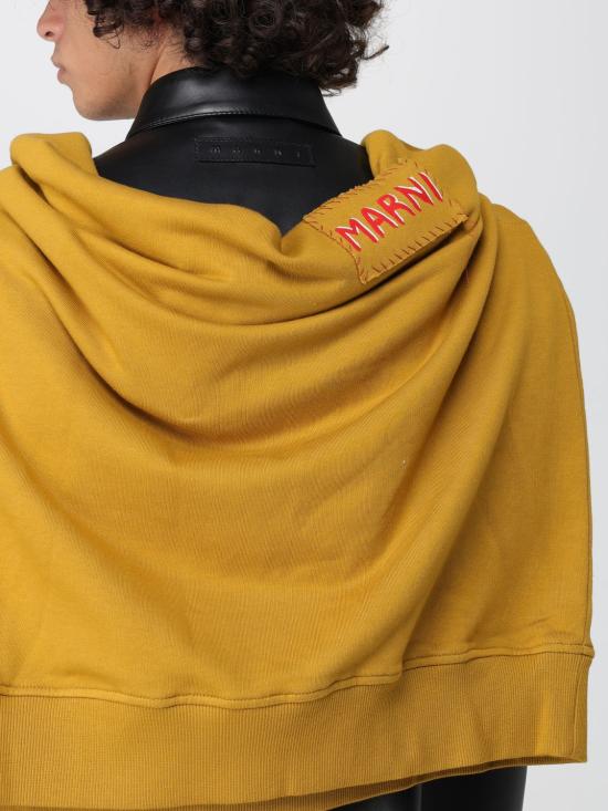 25FW 마르니 긴팔 티셔츠 FUMU0137X0UTC275 00Y80 Ocher - MARNI