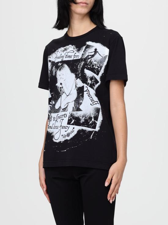 25FW 돌체앤가바나 반팔 티셔츠 F8V90TGDDH4 S9000 Black - DOLCE & GABBANA