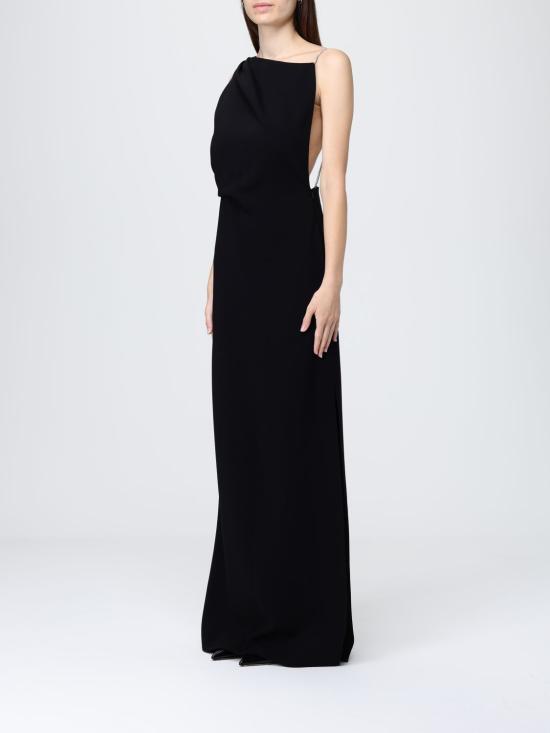 25FW 막스마라 롱 원피스 2521226024600 003 Black - MAX MARA