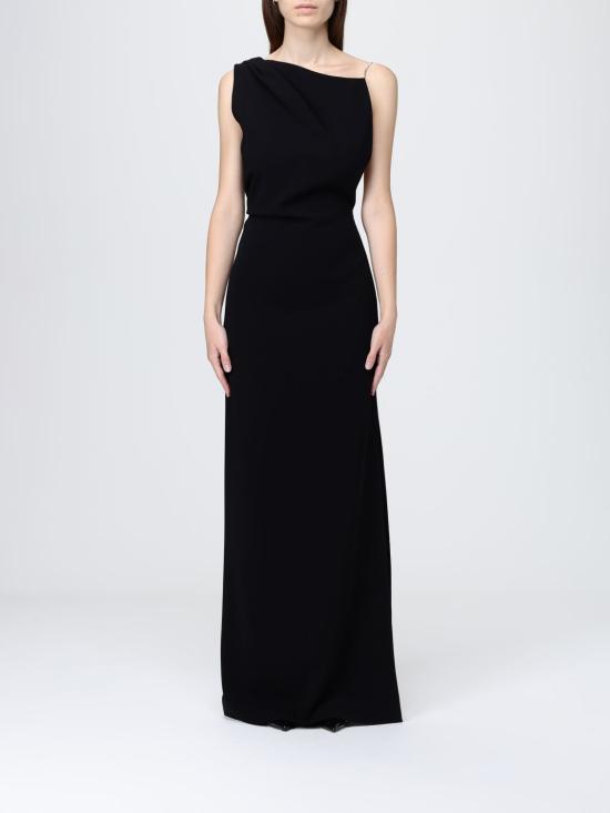 25FW 막스마라 롱 원피스 2521226024600 003 Black