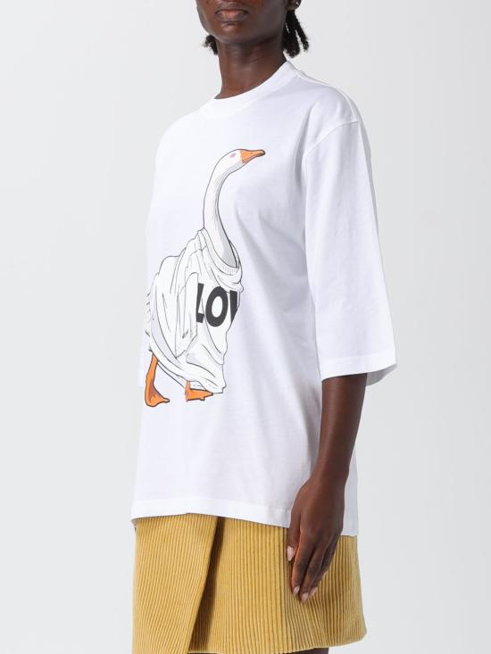 25FW 모스키노 반팔 티셔츠 07155541 1001 White - MOSCHINO