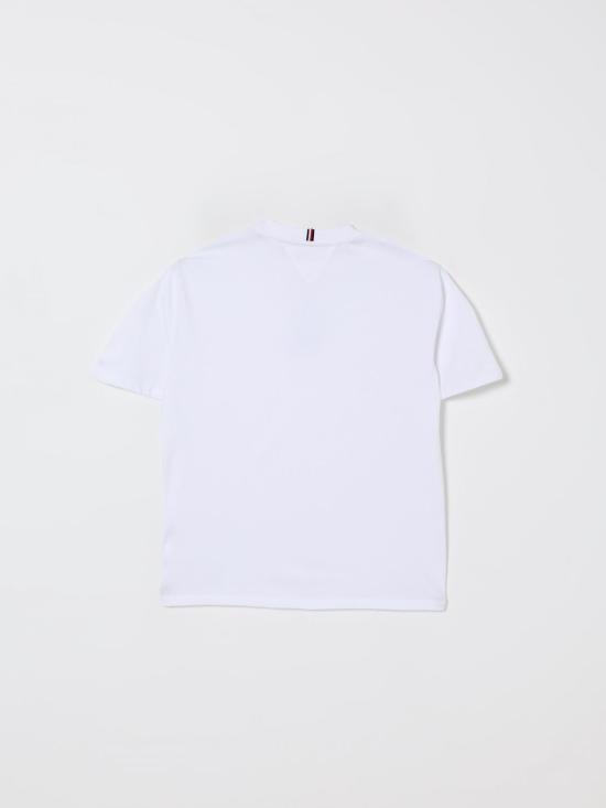 25FW [키즈] 타미힐피거 티셔츠 KB0KB09727 YBR White - TOMMY HILFIGER