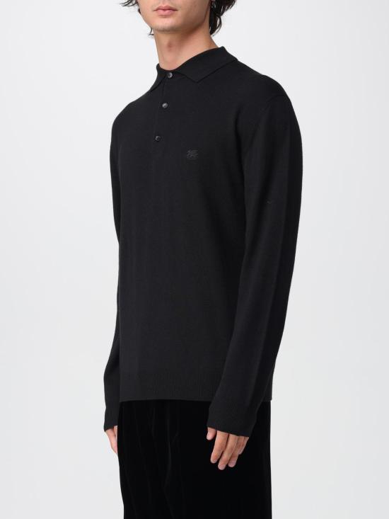 25FW 에트로 폴로 티셔츠 MRKF0028AL291 N0000 Black - ETRO