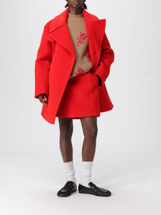 25FW 질샌더 코트 J02SW0037J40262 621 Red - JIL SANDER