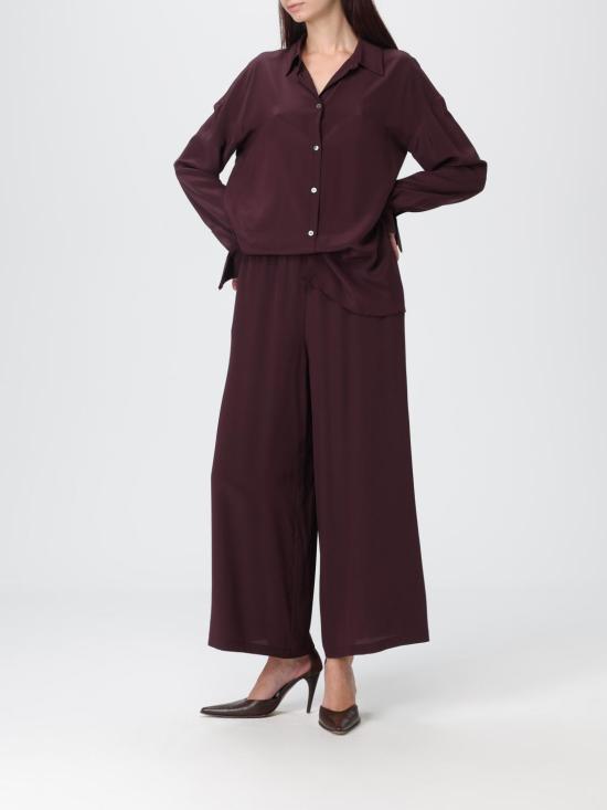 25FW 리비아나 콘티 팔라초 팬츠 F5WS18 D941 Burgundy - LIVIANA CONTI