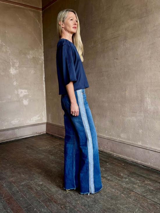  리던 데님 팬츠 Re/Done 트랙 캘리포니안 진