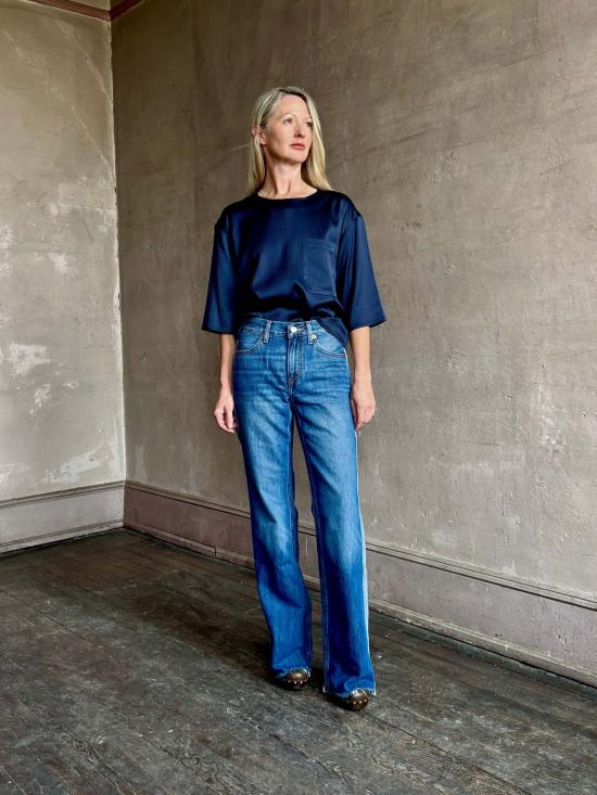  리던 데님 팬츠 Re/Done 트랙 캘리포니안 진 - RE/DONE