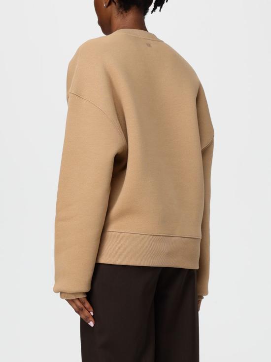 25FW 아미 스웨터 USW755749 280 Camel - AMI