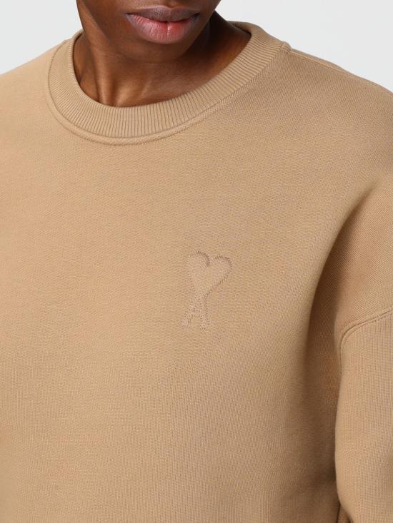 25FW 아미 스웨터 USW755749 280 Camel - AMI